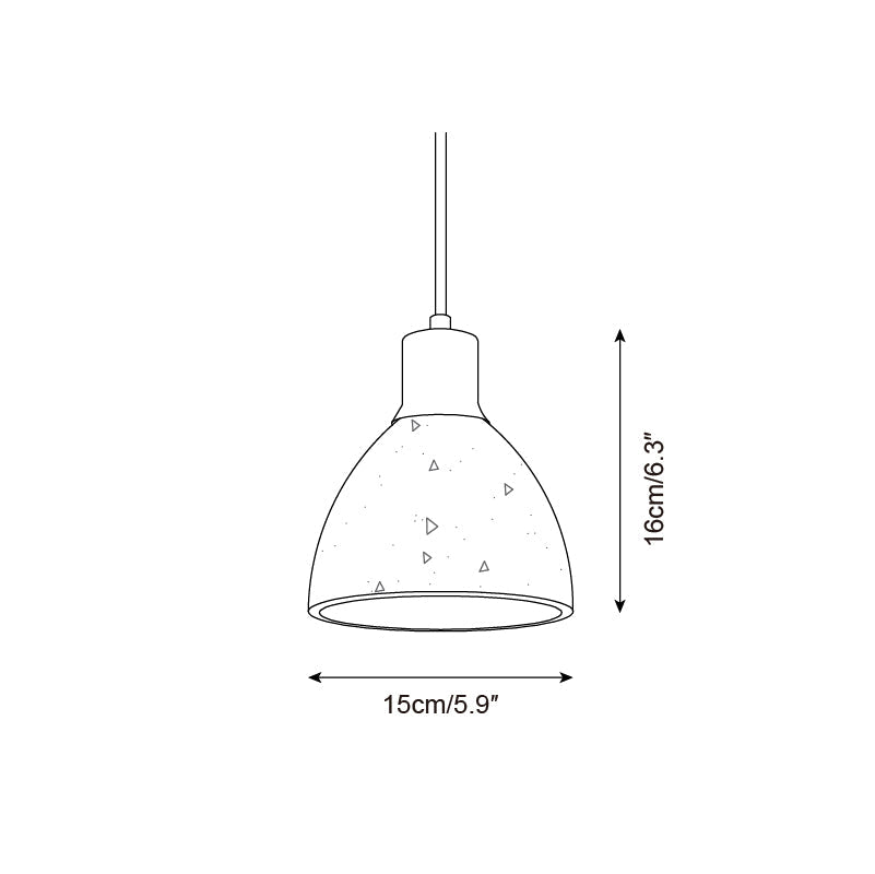 Soraya Travertine Pendant Lamp — product view 5