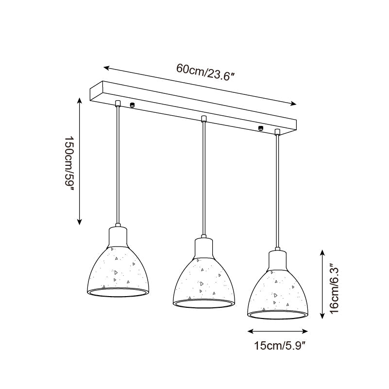 Soraya Travertine Pendant Lamp — product view 7