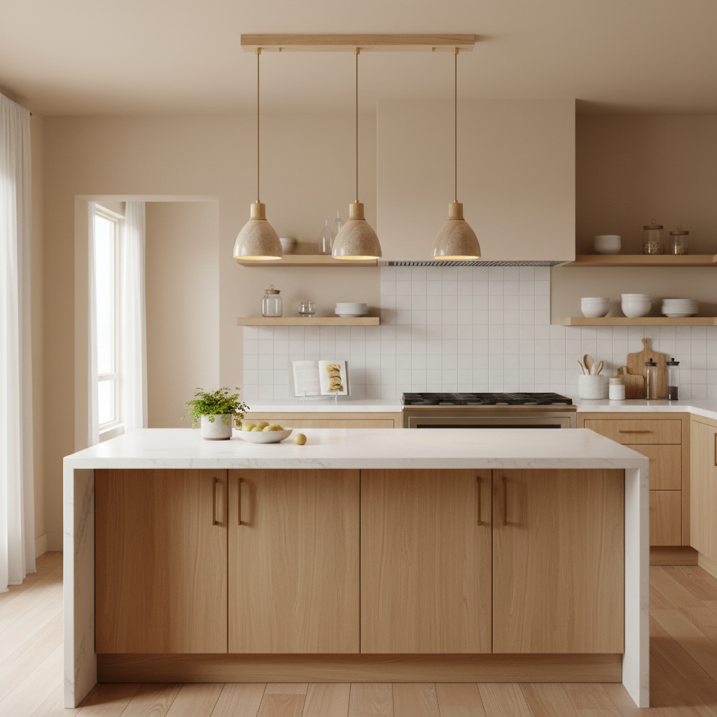Soraya Travertine Pendant Lamp — product view 8