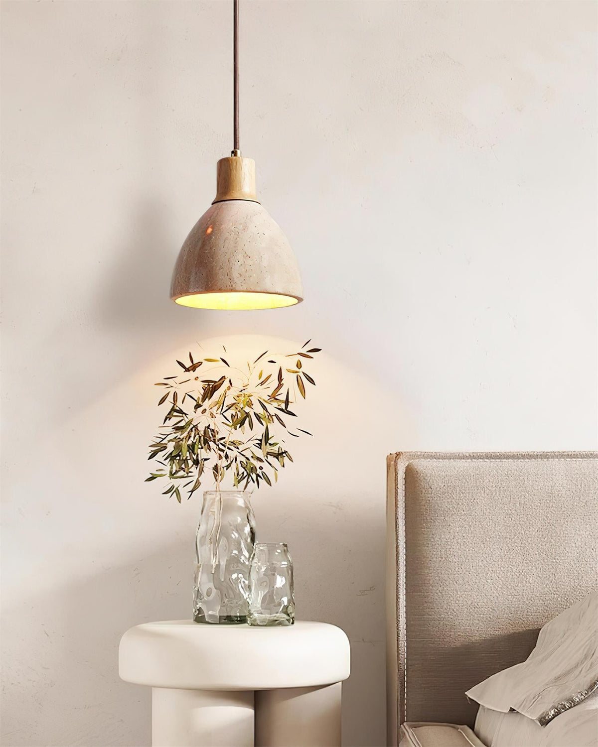 Soraya Travertine Pendant Lamp — product view 14