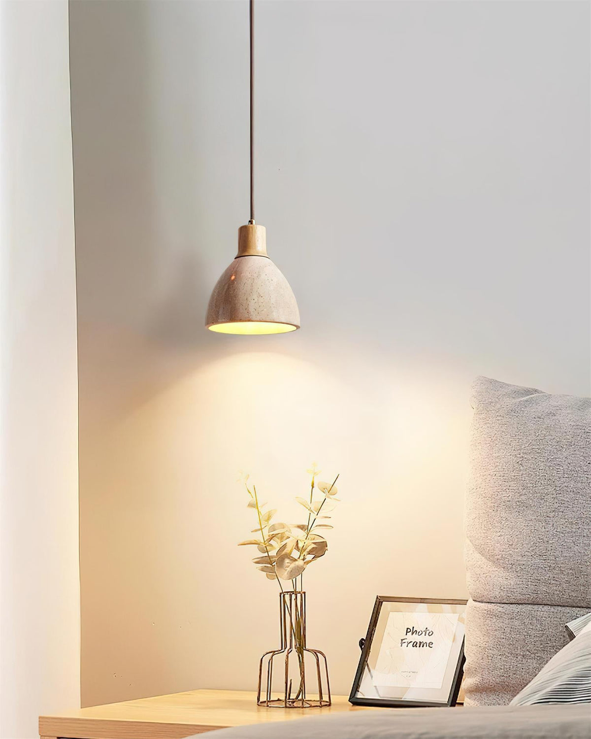 Soraya Travertine Pendant Lamp — product view 17