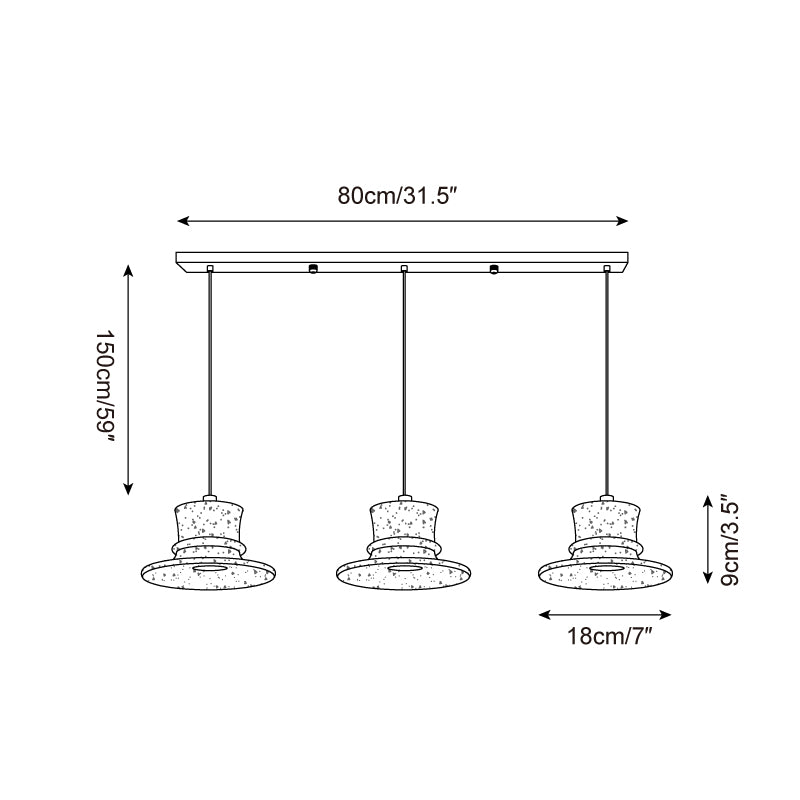Bastion Travertine Pendant Lamp — product view 8