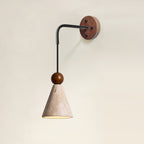 Terrano Travertine Wall Lamp — product view 2