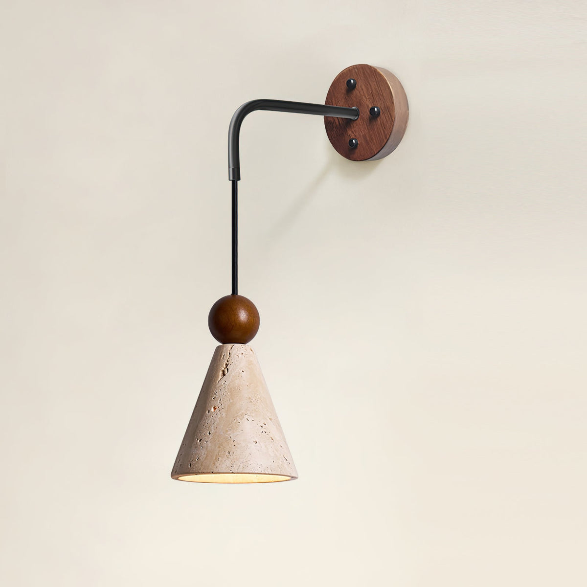 Terrano Travertine Wall Lamp — product view 2