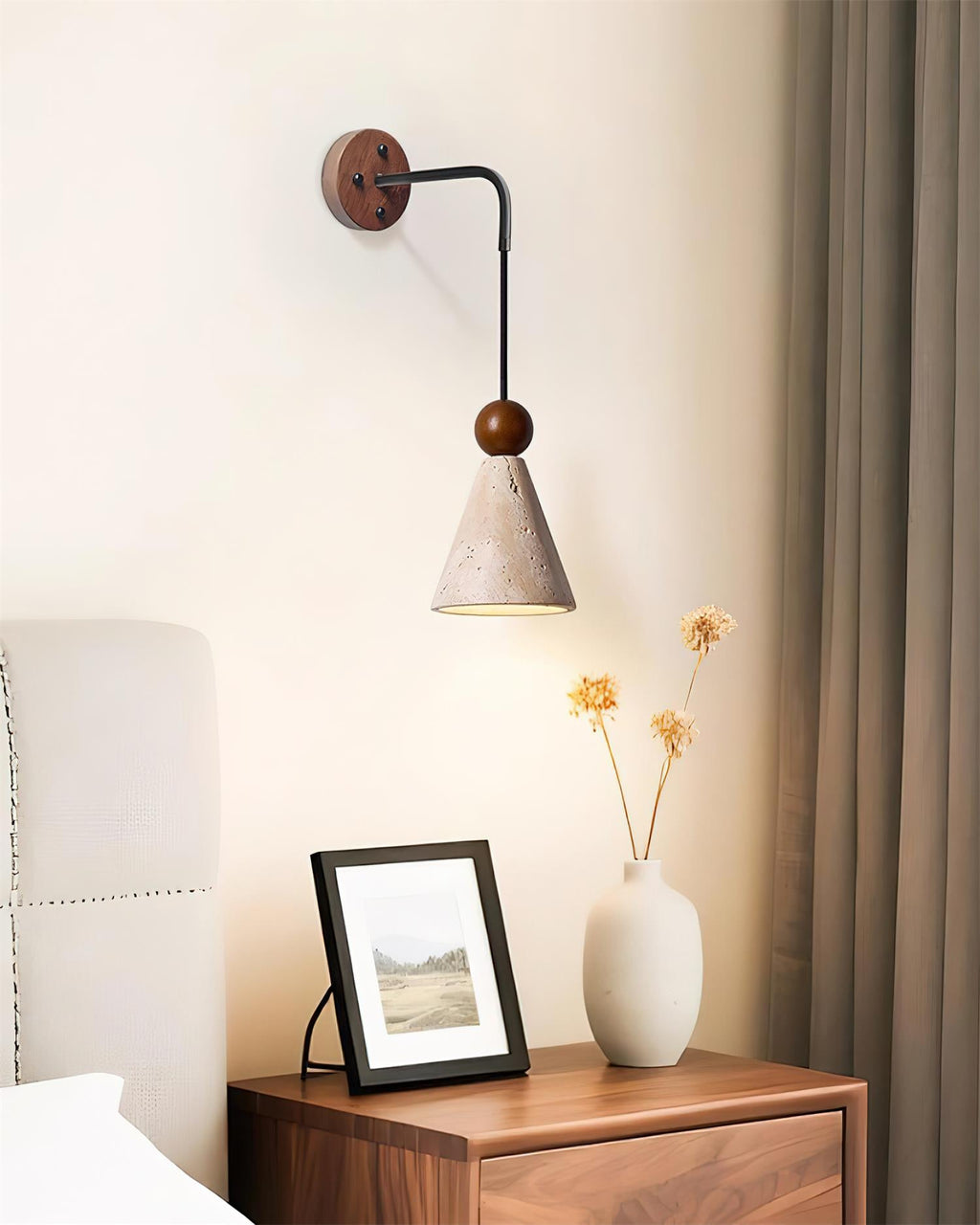 Terrano Travertine Wall Lamp — product view 4
