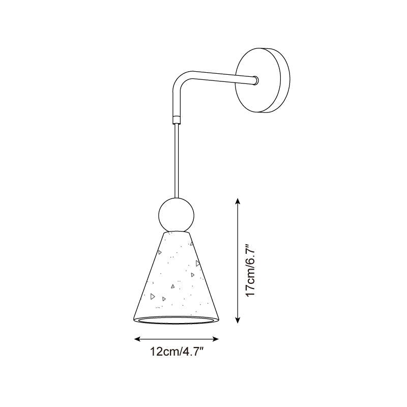Terrano Travertine Wall Lamp — product view 5