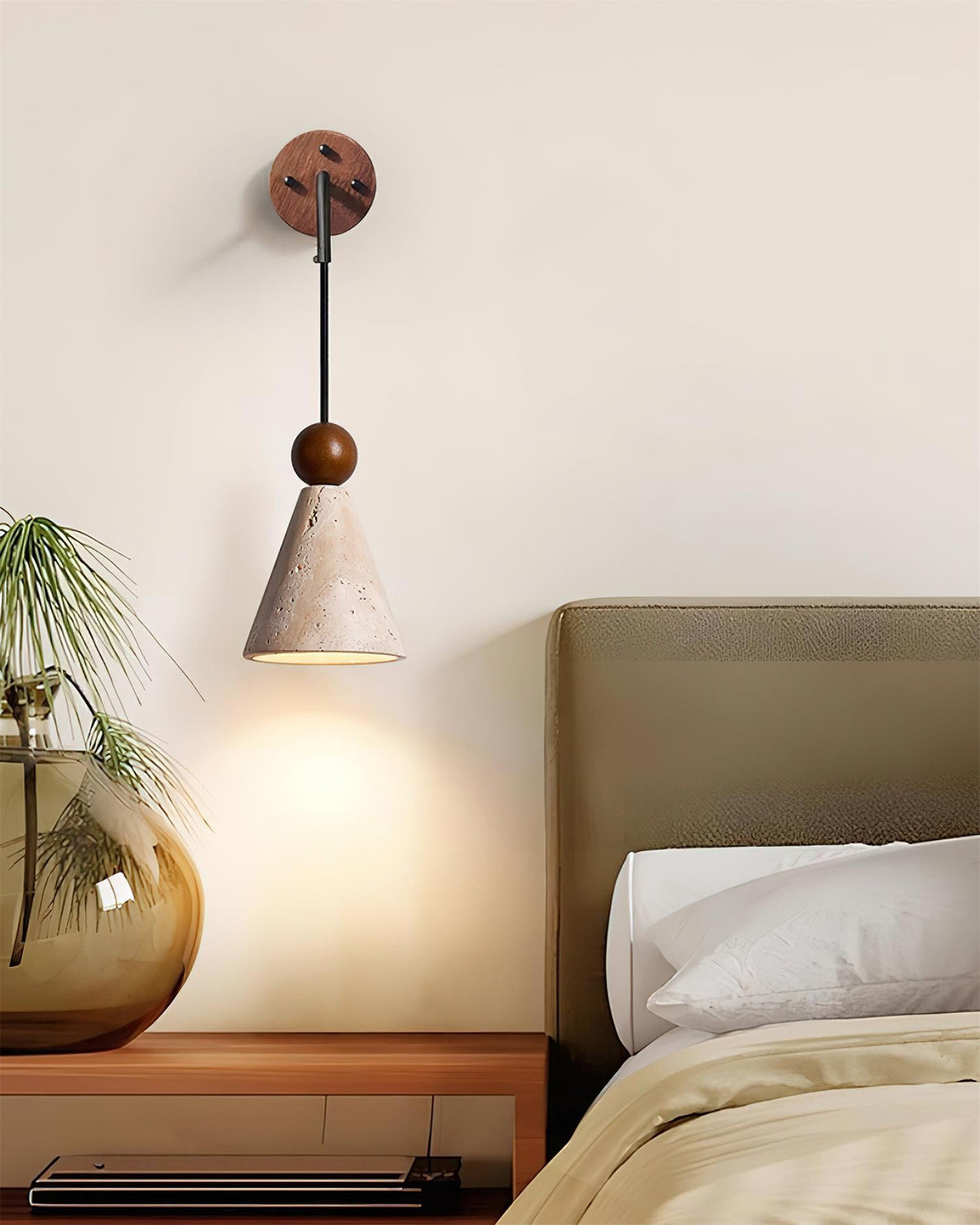 Terrano Travertine Wall Lamp — product view 12