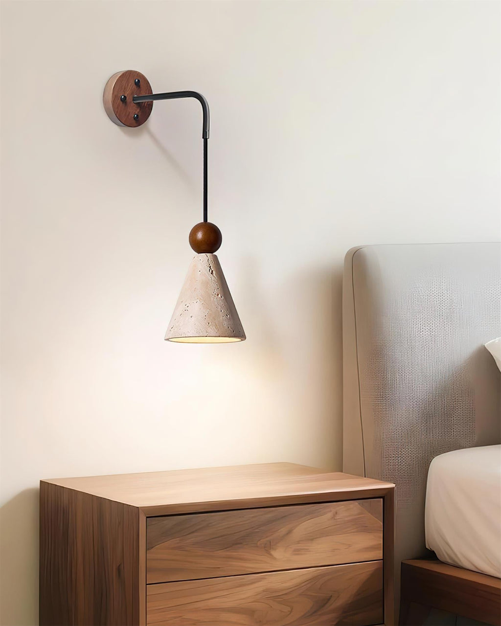 Terrano Travertine Wall Lamp — product view 14