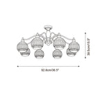 Solara Globe Wood Chandelier — product view 6