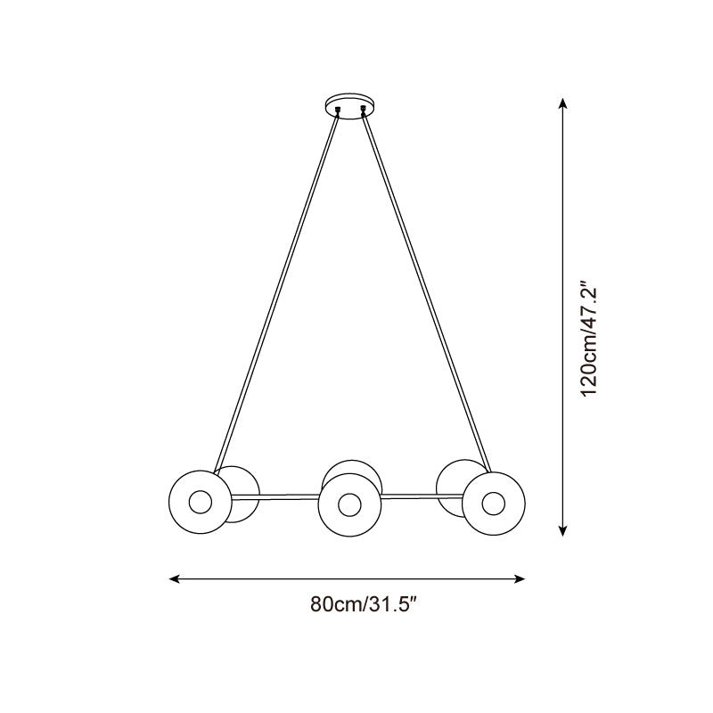 Vireo Chandelier — product view 5