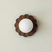 Walnut Color & White