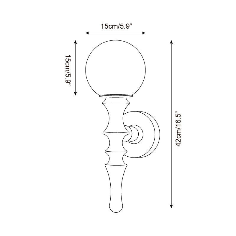 Vero Glass Wall Lamp — product view 5