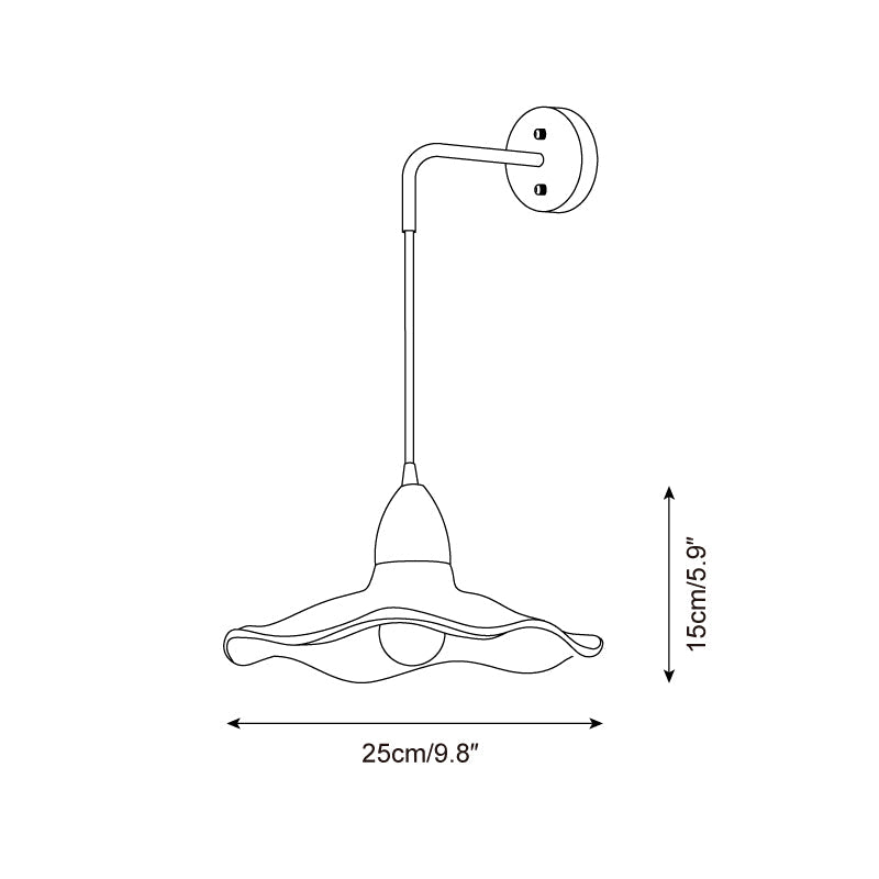 Crested Wave Wall Lamp — product view 5
