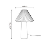 Sylvan Pleat Wood Table Lamp — product view 6