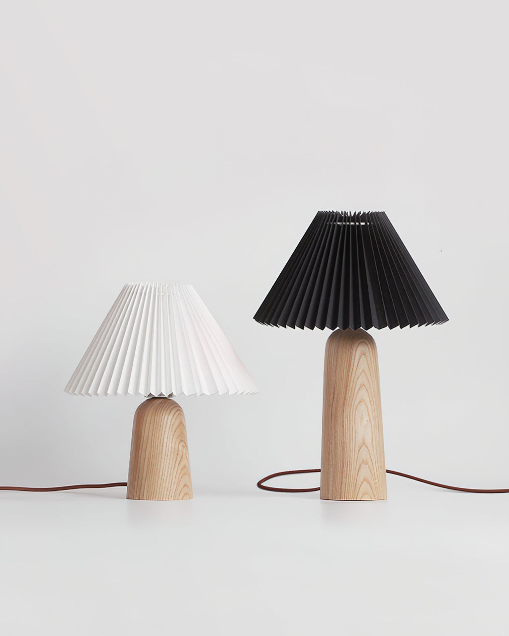 Sylvan Pleat Wood Table Lamp — product view 10