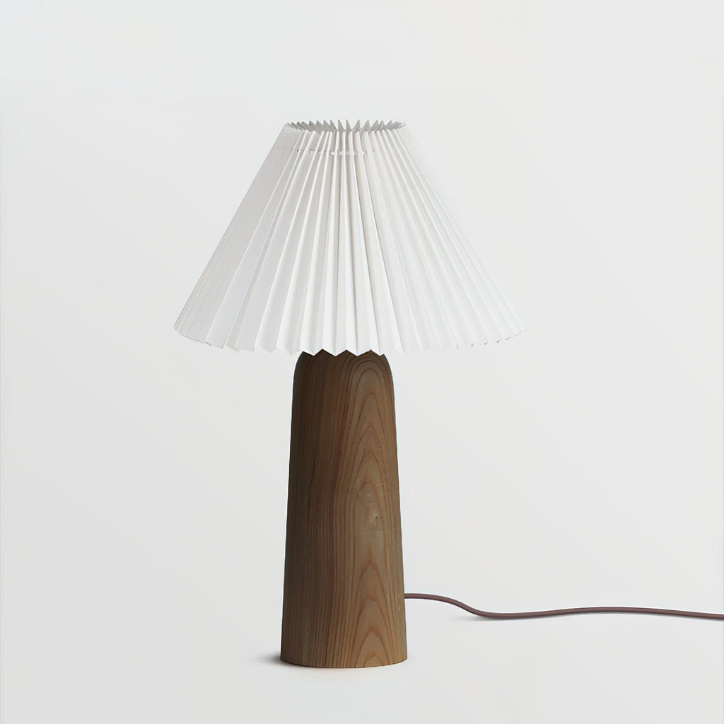 Sylvan Pleat Wood Table Lamp — product view 16