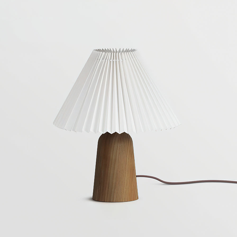 Sylvan Pleat Wood Table Lamp — product view 22