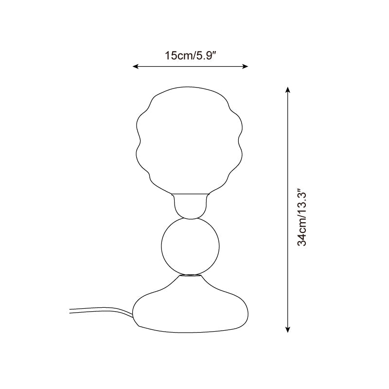 Playdot Glass Table Lamp — product view 5