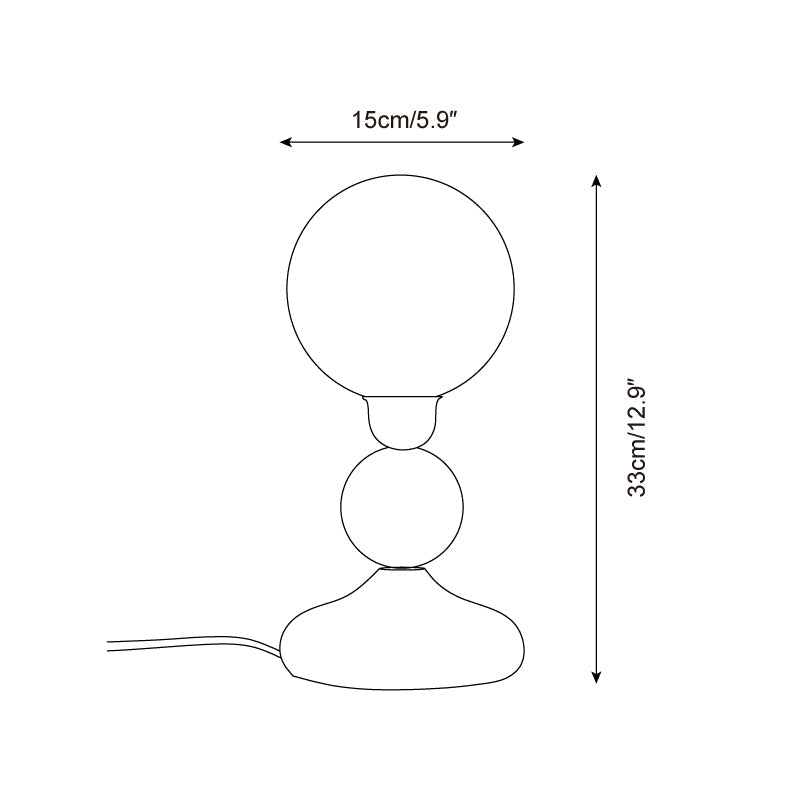 Playdot Glass Table Lamp — product view 6
