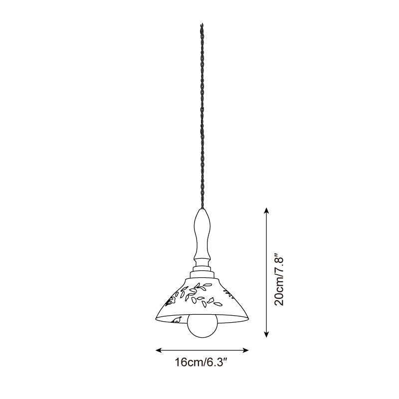 Meadow Wood Pendant Lamp — product view 6