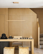 Linea Wood Chandelier — product view 3