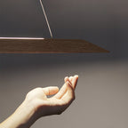 Linea Wood Chandelier — product view 4