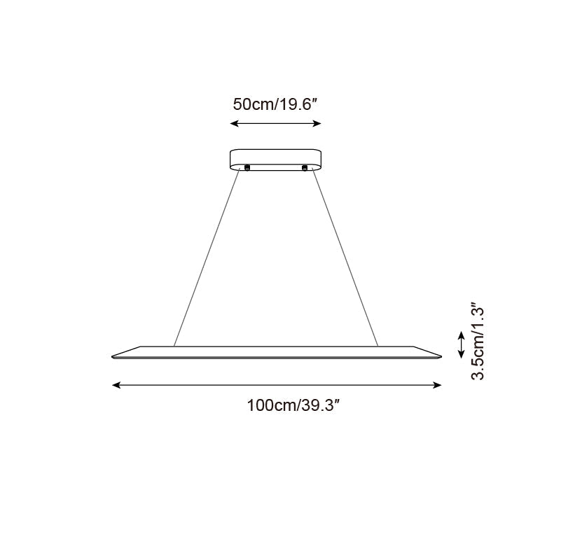 Linea Wood Chandelier — product view 5