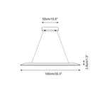 Linea Wood Chandelier — product view 5