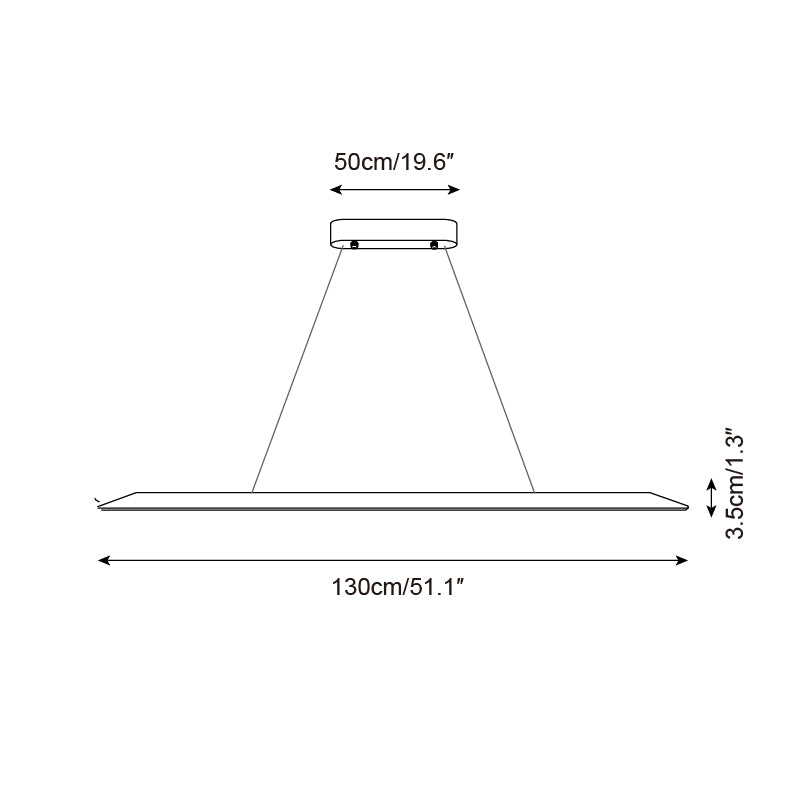 Linea Wood Chandelier — product view 6