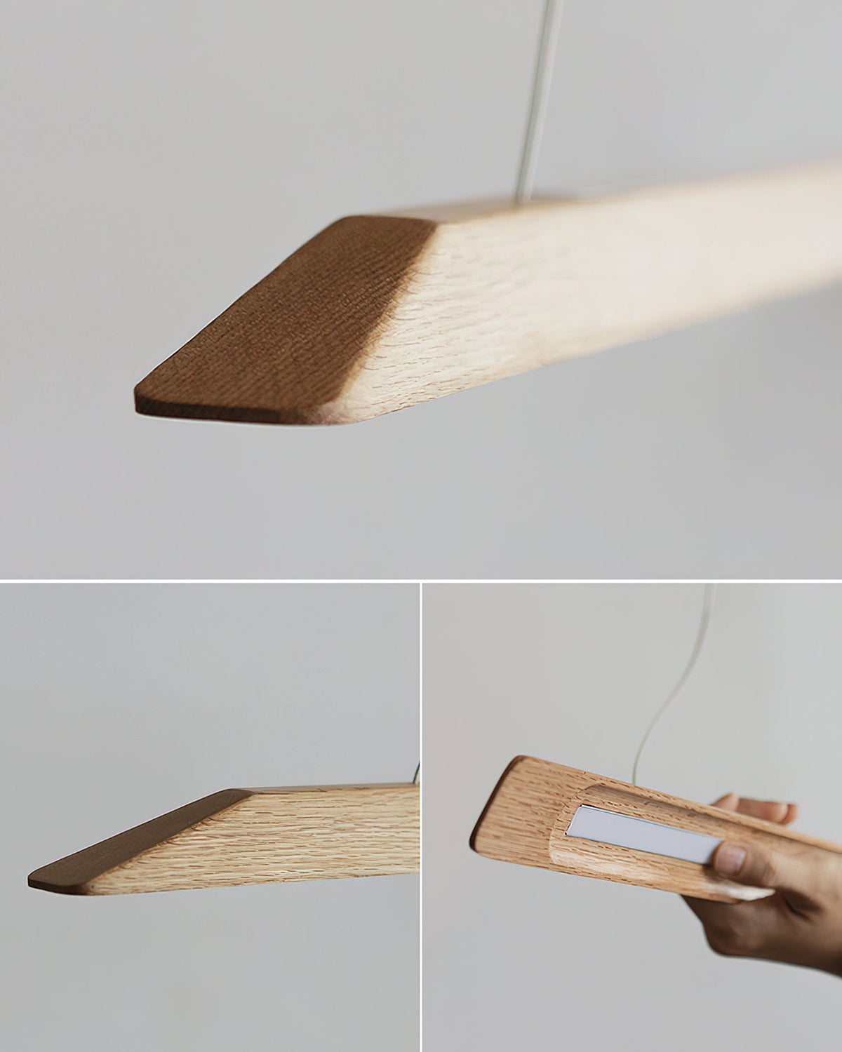 Linea Wood Chandelier — product view 8