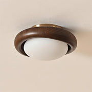 Walnut Color & White