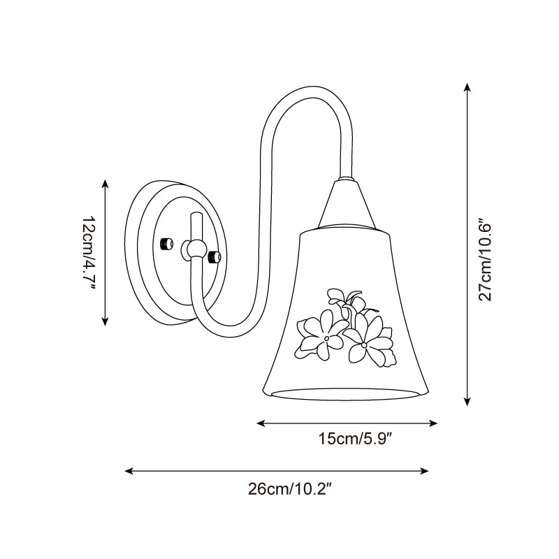 Fiorenta Metal Wall Lamp — product view 6