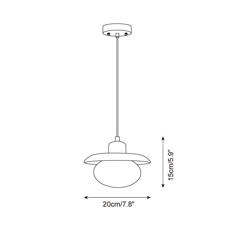 Mistral Glass Pendant Lamp — product view 5