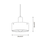Dovira Travertine Pendant Lamp — product view 5
