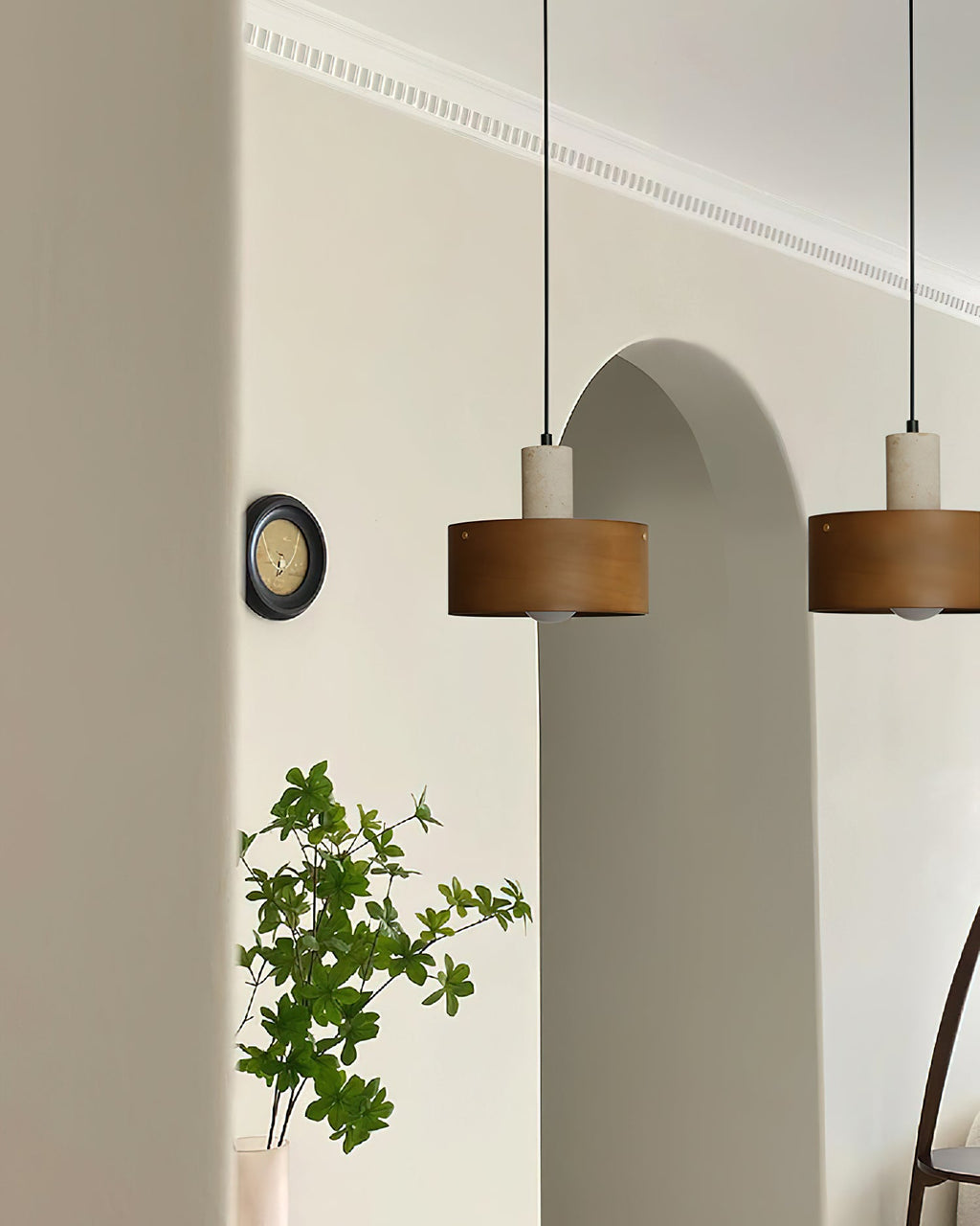 Dovira Travertine Pendant Lamp — product view 6