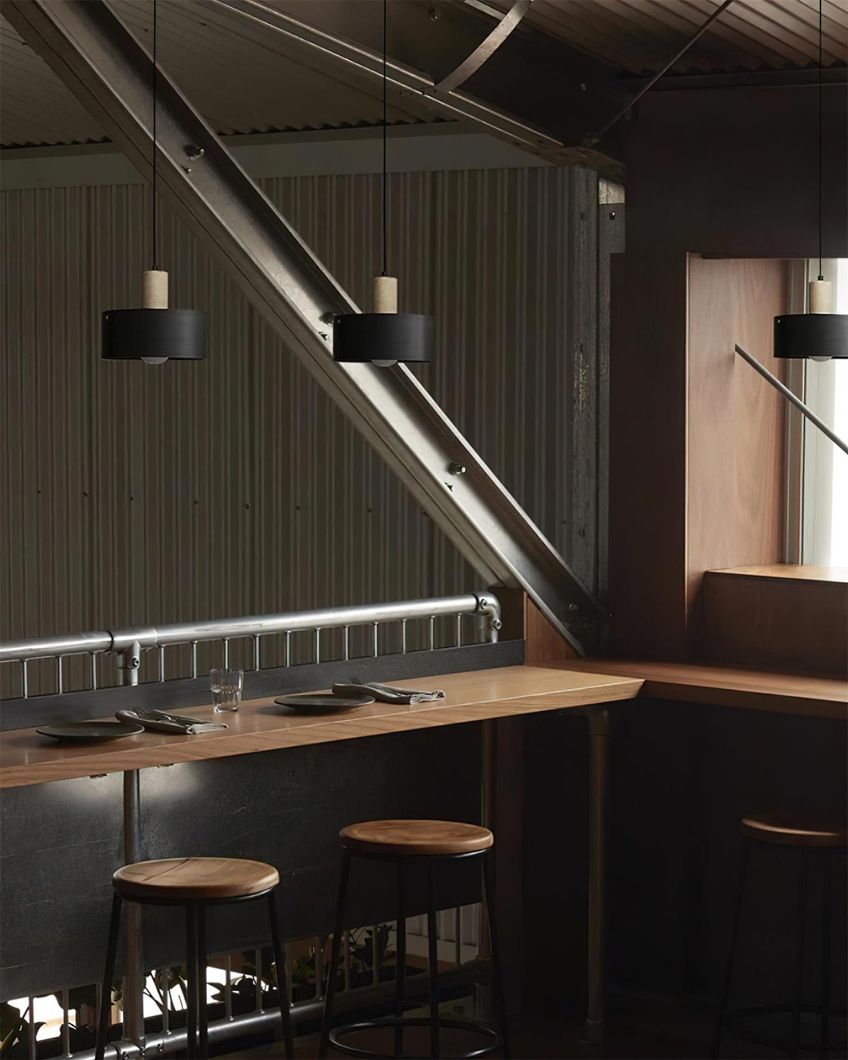 Dovira Travertine Pendant Lamp — product view 9