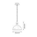 Sylvane Dome Wood Pendant Lamp — product view 6