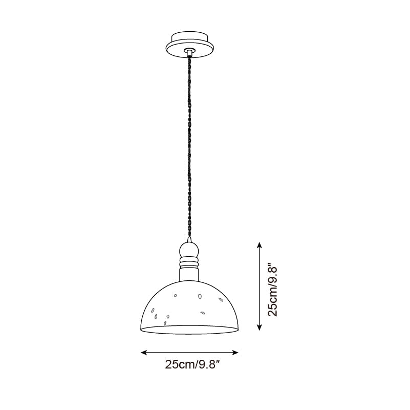 Sylvane Dome Wood Pendant Lamp — product view 6