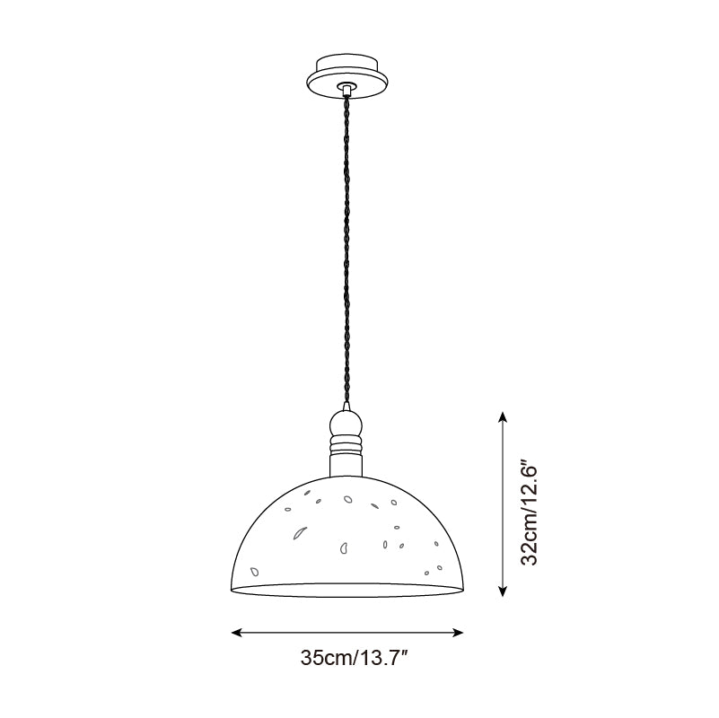 Sylvane Dome Wood Pendant Lamp — product view 7