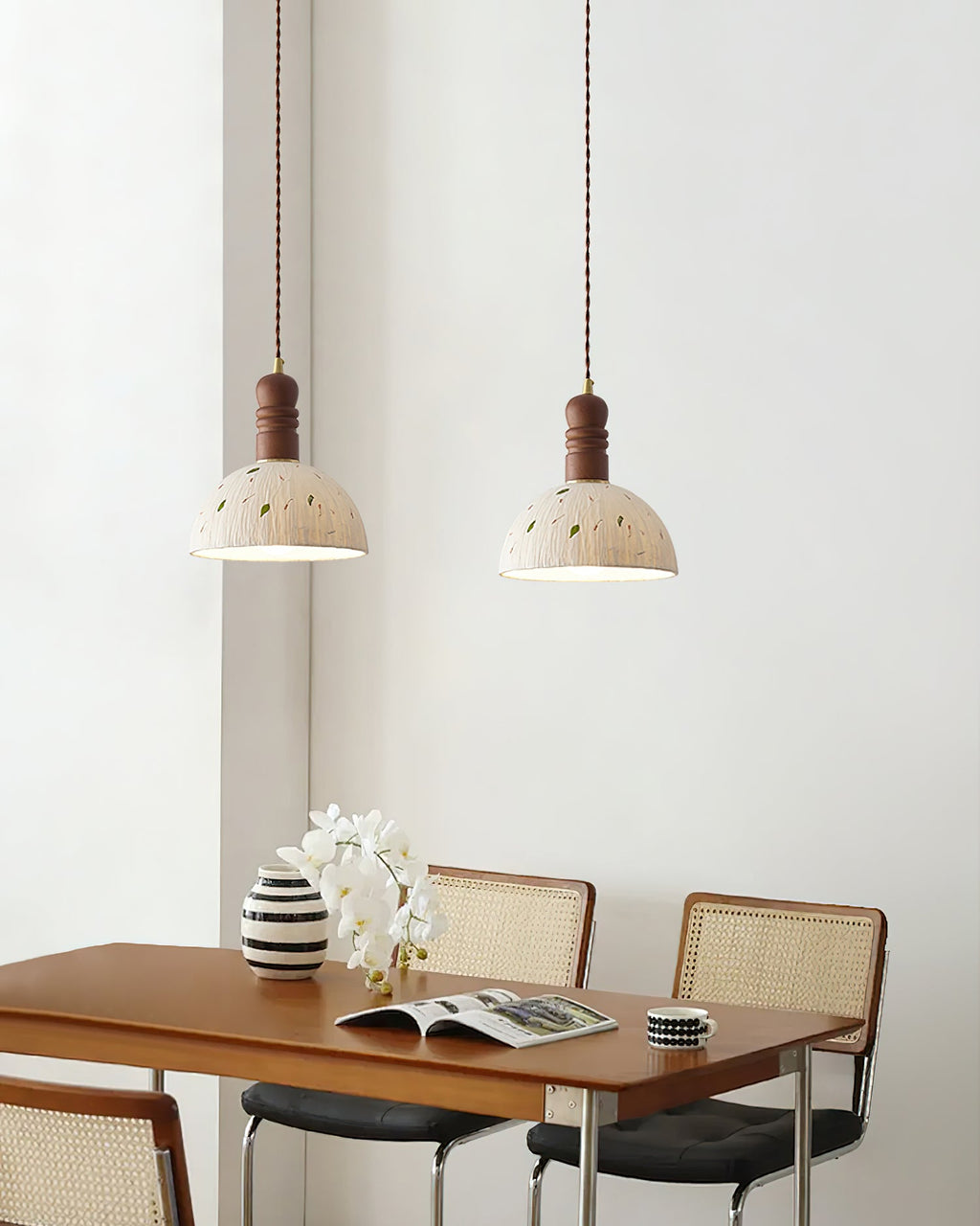 Sylvane Dome Wood Pendant Lamp — product view 8