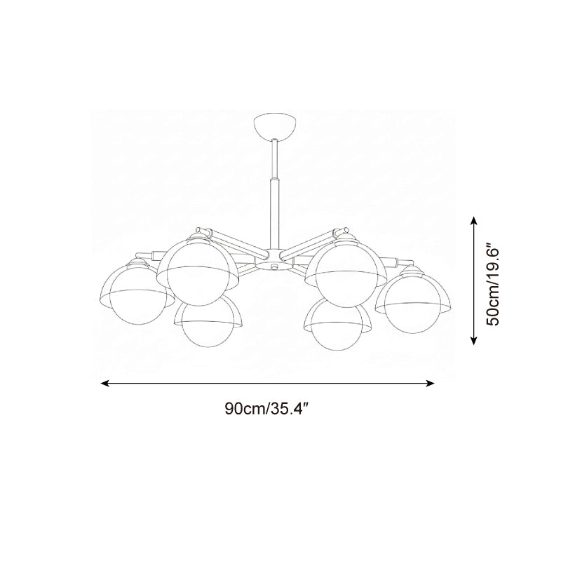 Belmont Wood Chandelier — product view 5