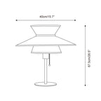 Lunetra Wood Table Lamp — product view 5