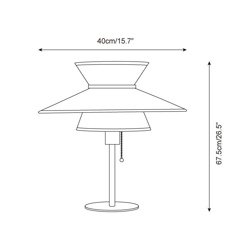 Lunetra Wood Table Lamp — product view 5