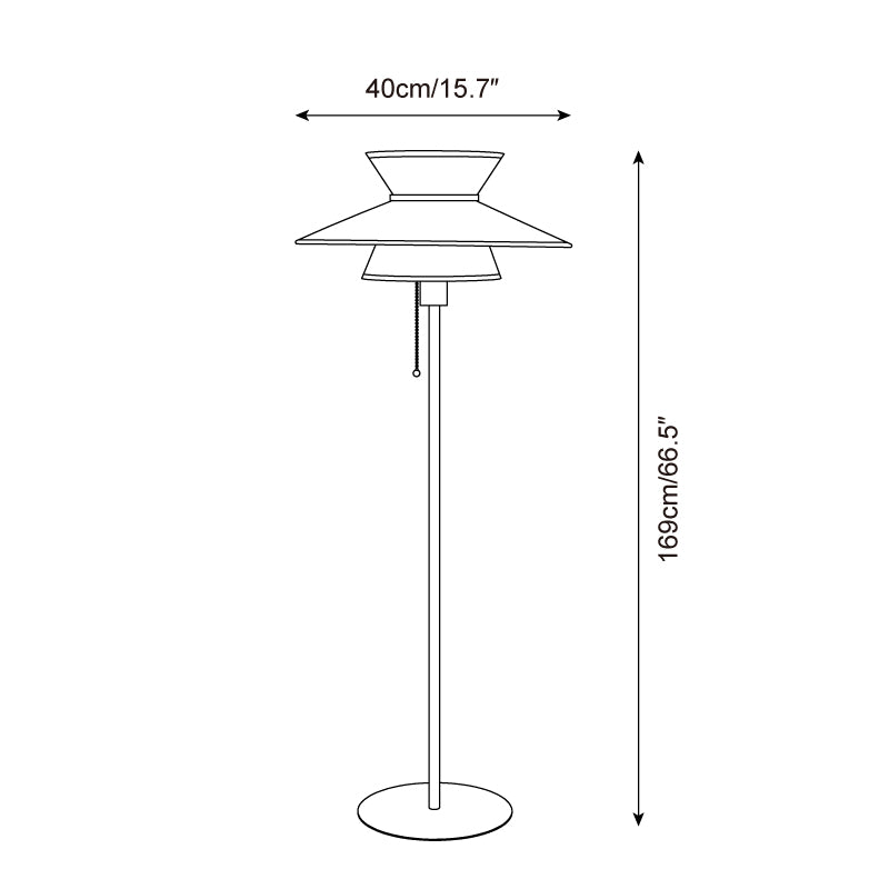 Lunetra Wood Floor Lamp — product view 5