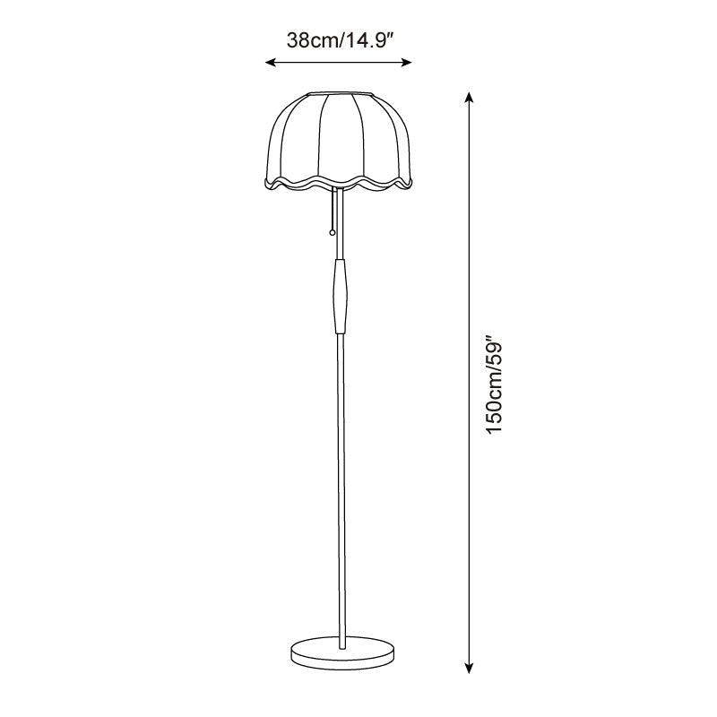 Colette Wood Floor Lamp — product view 5
