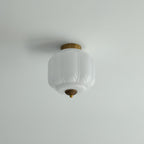 Eloise Jade Glass Ceiling Lamp — product view 2
