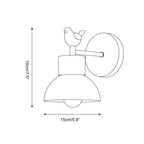 Colorato Bird Wood Wall Lamp — product view 5