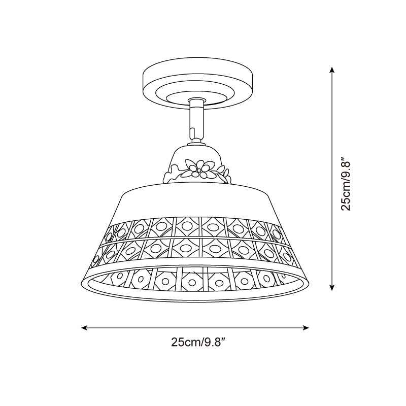 Serenity Metal Ceiling Lamp — product view 5