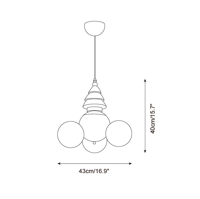 MiloSphere Metal Pendant Lamp — product view 5