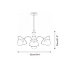 Celestia Orbit Glass Chandelier — product view 5